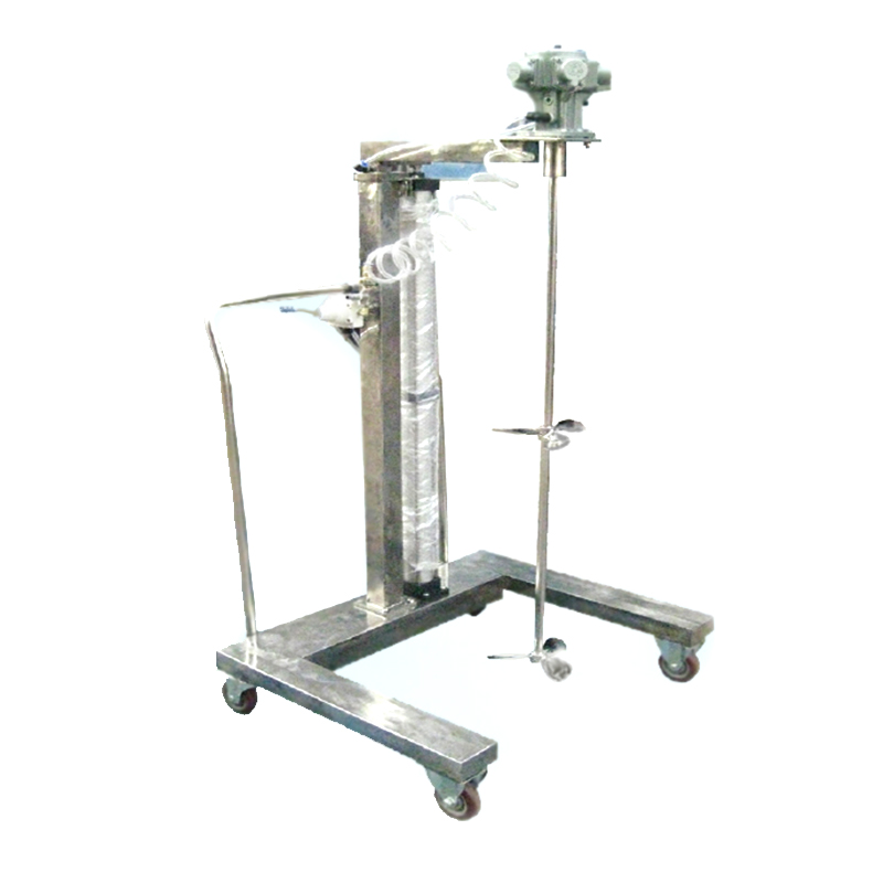 TC-AMP4-SUS Mixer pneumatic cu rack din oțel inoxidabil Gaston