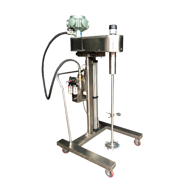 TC-AT-SS-AMP7 Mixer pneumatic din oțel inoxidabil de tip cărucior Gaston